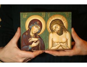 Икона Богородицы «Не Рыдай Мене Мати» («Оплакивание Христа») 